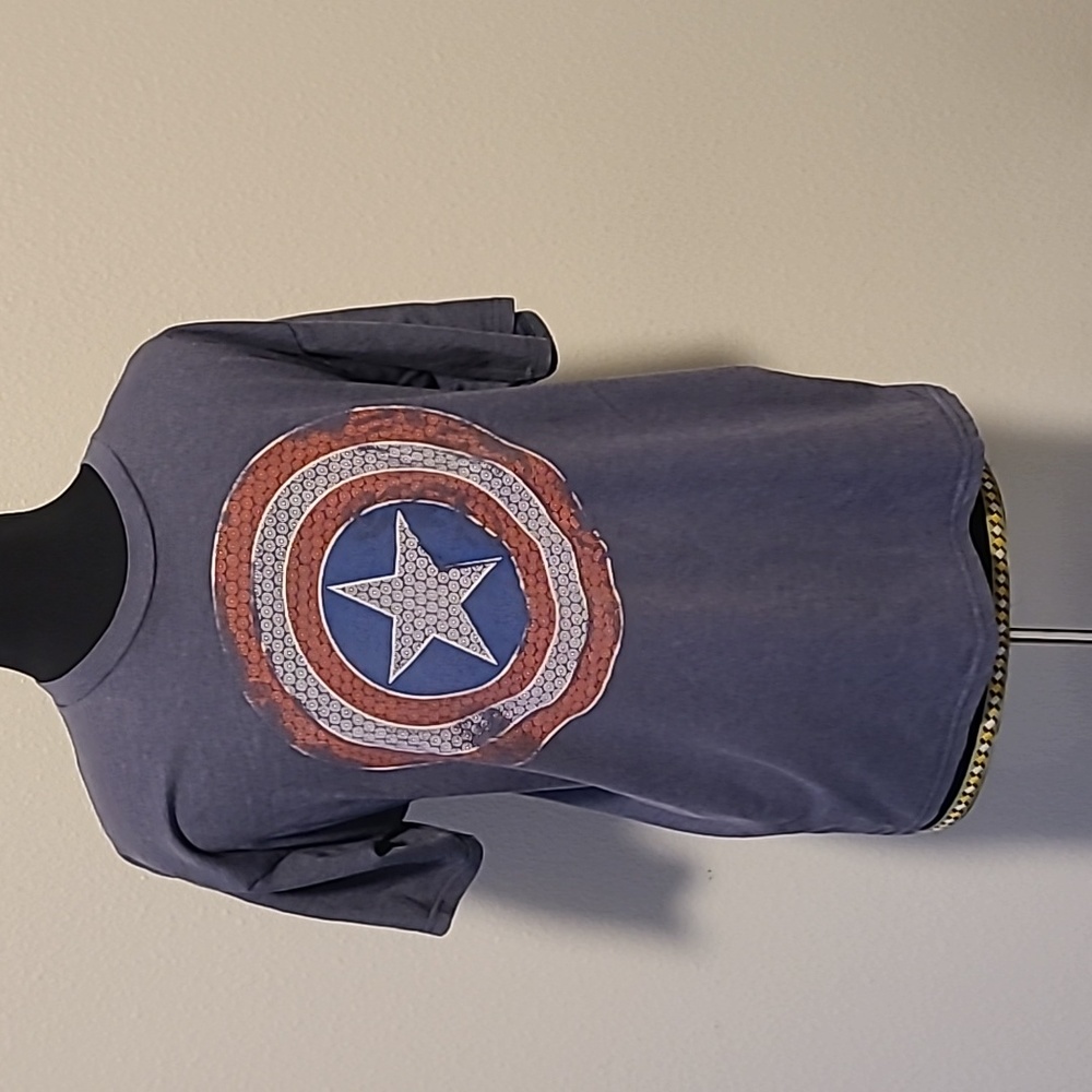 Shield Up! Men's Captain America Shield Tee - Size XL